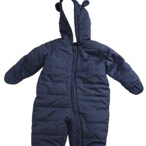 The Children's Place infant navy blue snowsuit size 6-9M